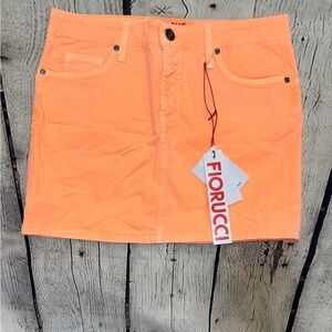 Fiorucci Women's Orange Skirt